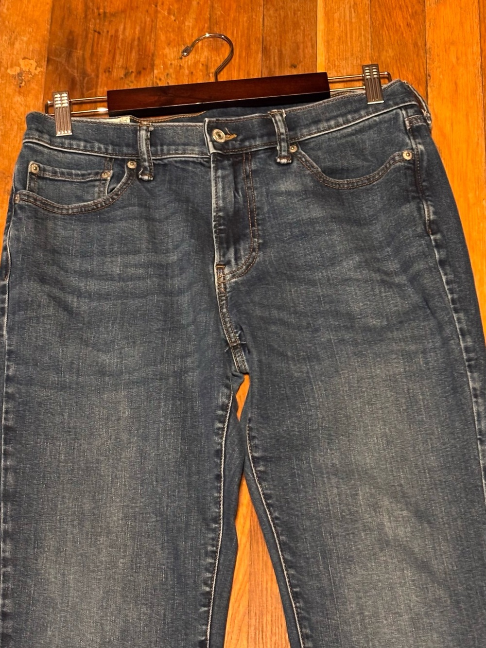 Abercrombie &‎ Fitch Men’s Dark Blue Skinny Jeans    W 32 L 32 - Picture 2 of 8
